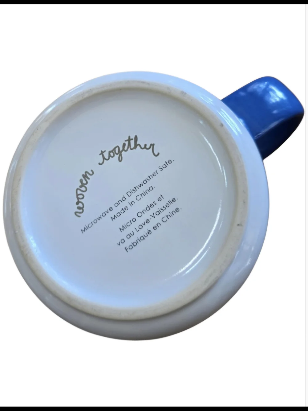 Together Rainbow EQUALITEA Ceramic Mug with Blue Interior & Handle